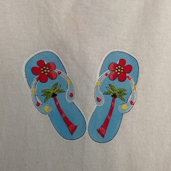 Flip flop print t-shirt - Picture 2 of 5